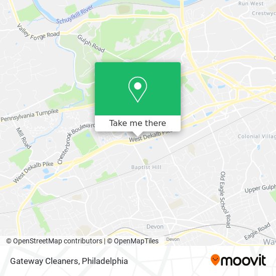 Mapa de Gateway Cleaners