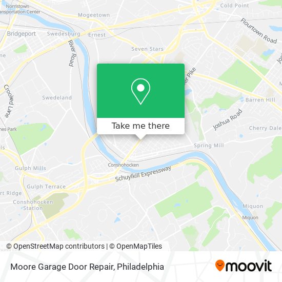 Moore Garage Door Repair map