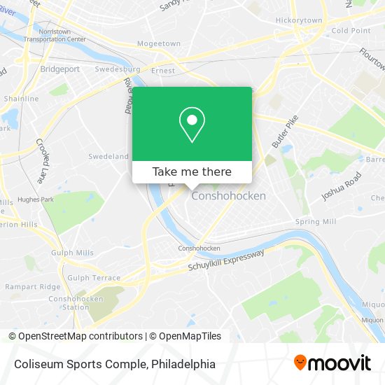 Mapa de Coliseum Sports Comple