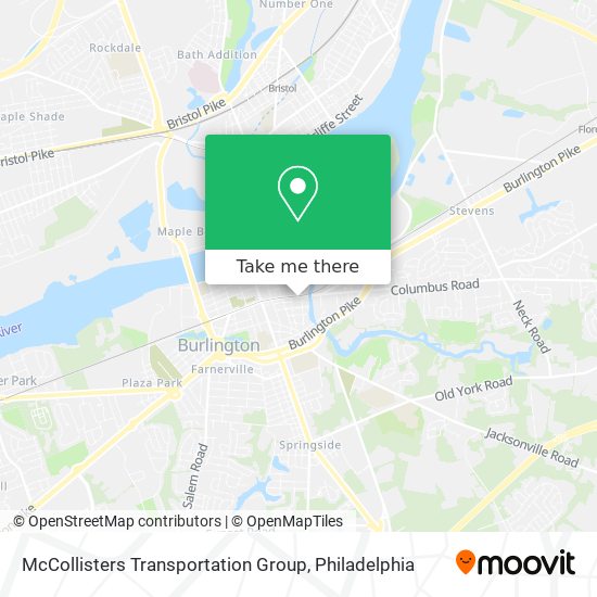 Mapa de McCollisters Transportation Group