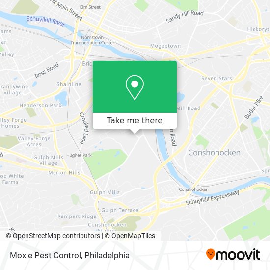 Mapa de Moxie Pest Control