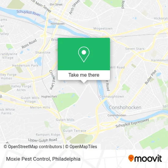 Moxie Pest Control map