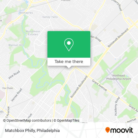 Matchbox Philly map