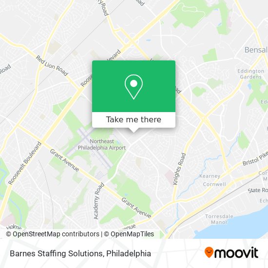 Mapa de Barnes Staffing Solutions