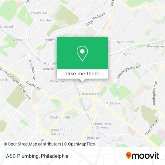 Mapa de A&C Plumbing