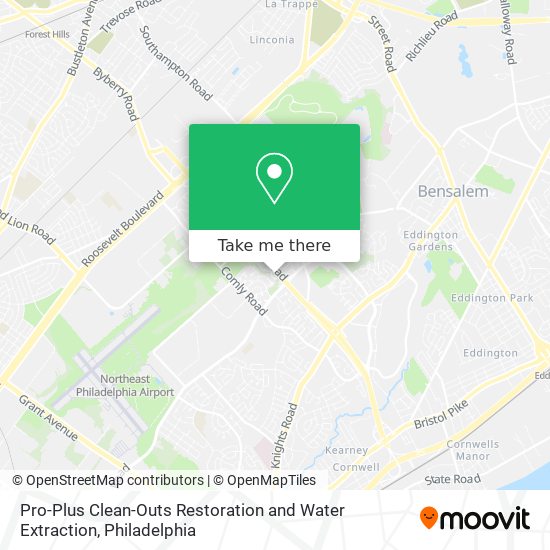 Pro-Plus Clean-Outs Restoration and Water Extraction map