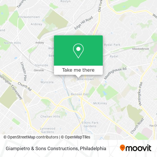 Giampietro & Sons Constructions map