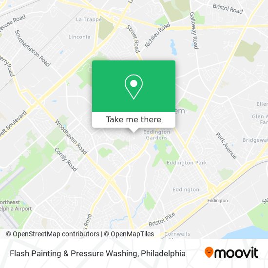 Mapa de Flash Painting & Pressure Washing