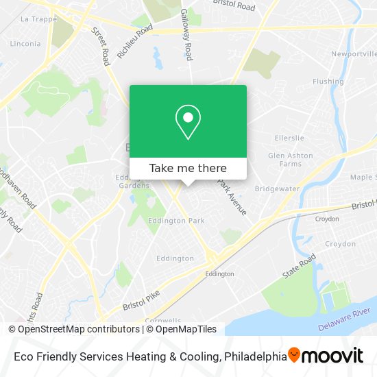 Eco Friendly Services Heating & Cooling map