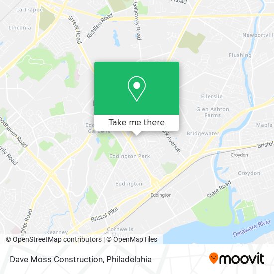 Mapa de Dave Moss Construction