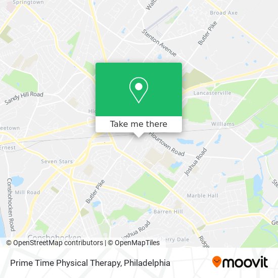 Mapa de Prime Time Physical Therapy