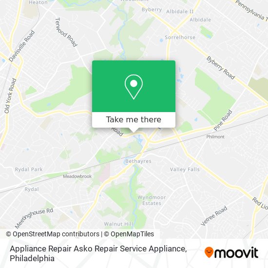 Appliance Repair Asko Repair Service Appliance map