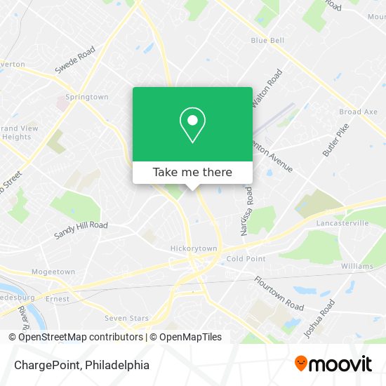 ChargePoint map