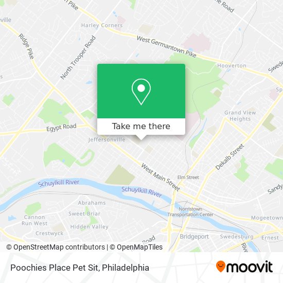 Poochies Place Pet Sit map