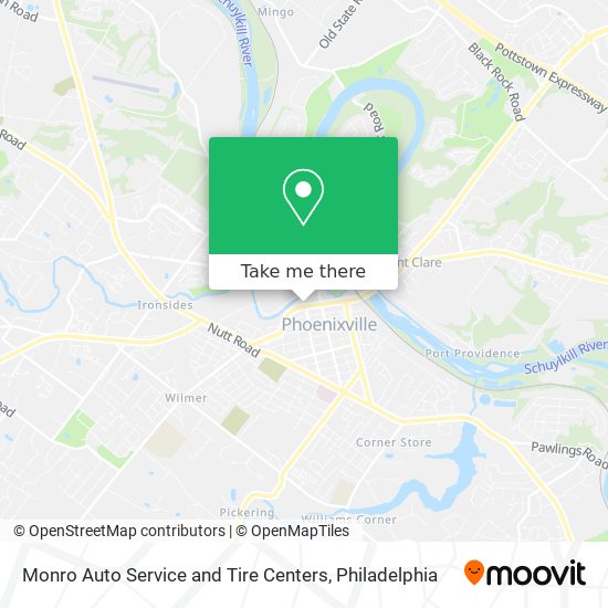 Monro Auto Service and Tire Centers map