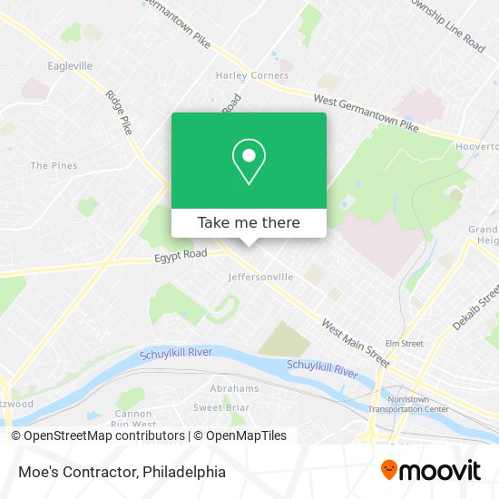 Moe's Contractor map