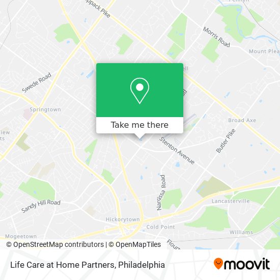 Mapa de Life Care at Home Partners