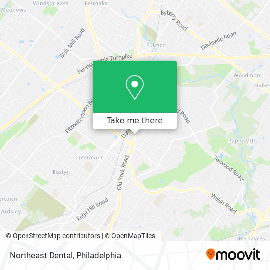 Northeast Dental map