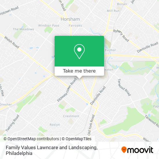 Family Values Lawncare and Landscaping map