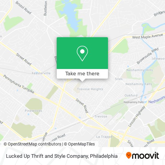 Mapa de Lucked Up Thrift and Style Company
