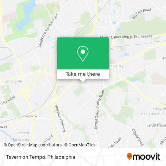 Mapa de Tavern on Tempo