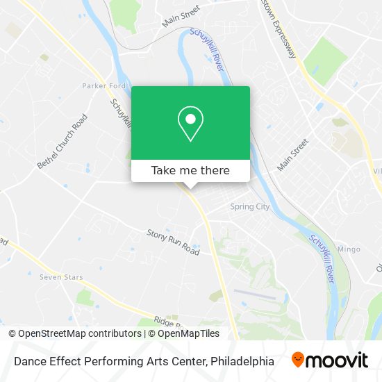 Dance Effect Performing Arts Center map