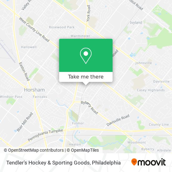 Mapa de Tendler's Hockey & Sporting Goods