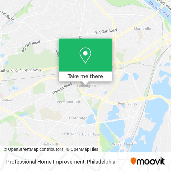 Professional Home Improvement map