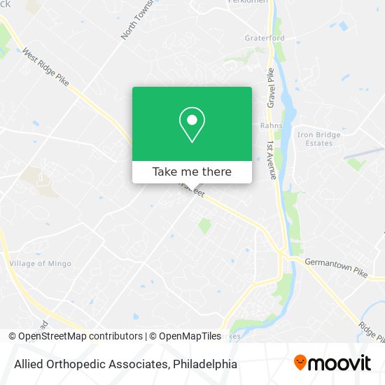 Allied Orthopedic Associates map