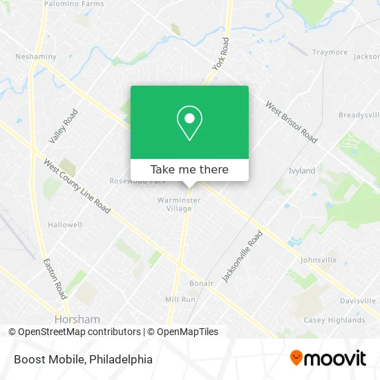 Boost Mobile map