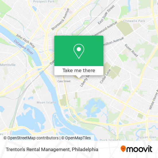 Trenton's Rental Management map