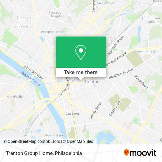 Trenton Group Home map