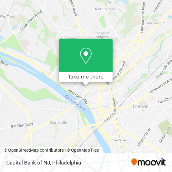 Capital Bank of NJ map