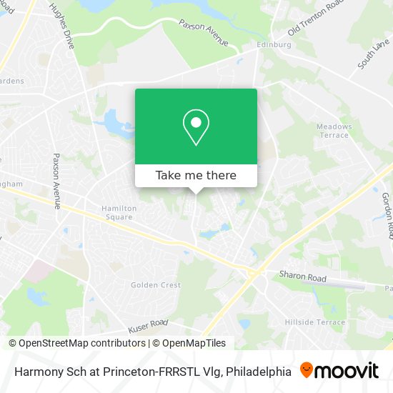 Harmony Sch at Princeton-FRRSTL Vlg map