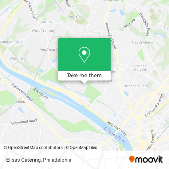 Elisas Catering map