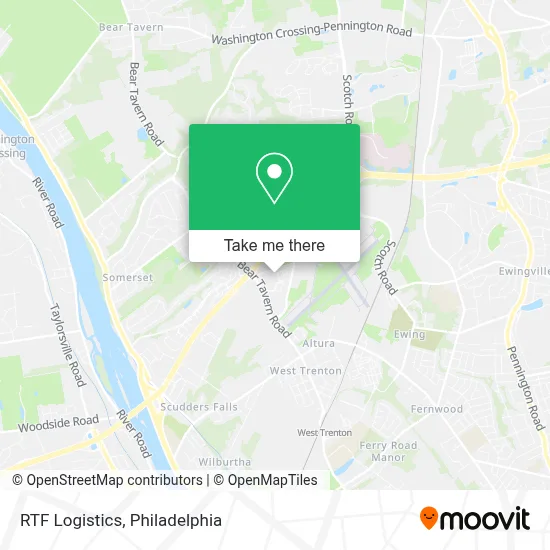 RTF Logistics map