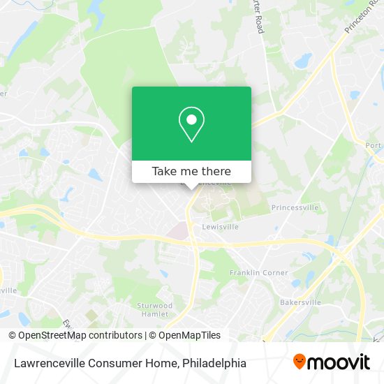 Mapa de Lawrenceville Consumer Home