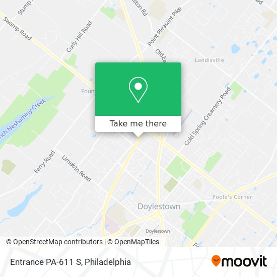 Entrance PA-611 S map