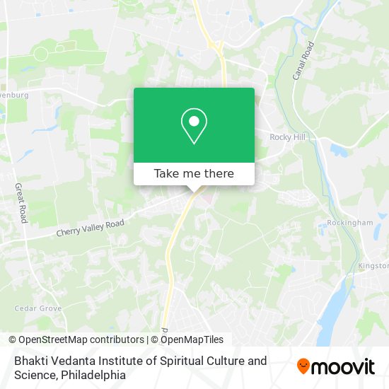 Mapa de Bhakti Vedanta Institute of Spiritual Culture and Science