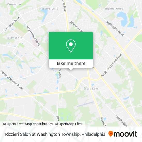 Mapa de Rizzieri Salon at Washington Township
