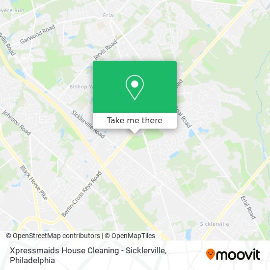 Xpressmaids House Cleaning - Sicklerville map