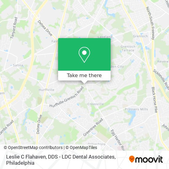 Mapa de Leslie C Flahaven, DDS - LDC Dental Associates