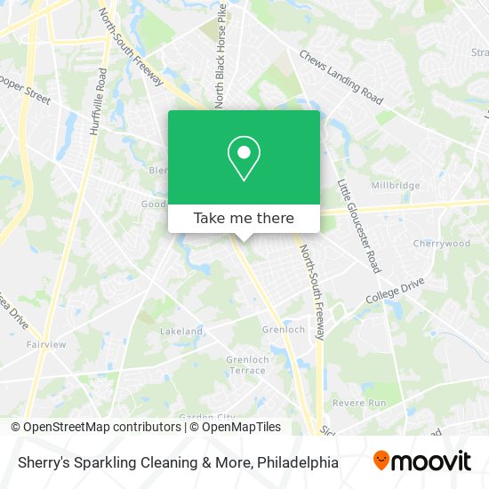 Mapa de Sherry's Sparkling Cleaning & More