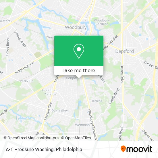 A-1 Pressure Washing map