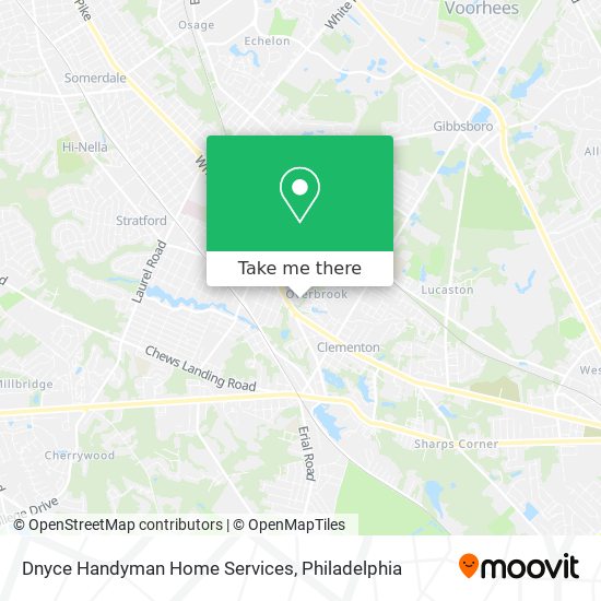 Dnyce Handyman Home Services map