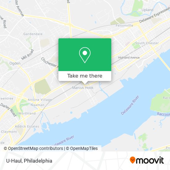 U-Haul map