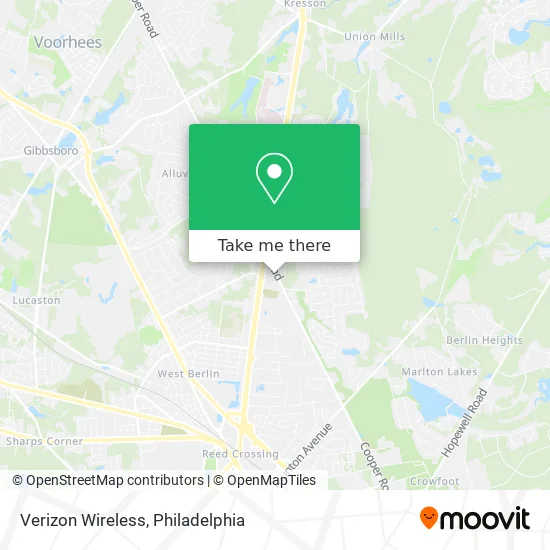 Verizon Wireless map