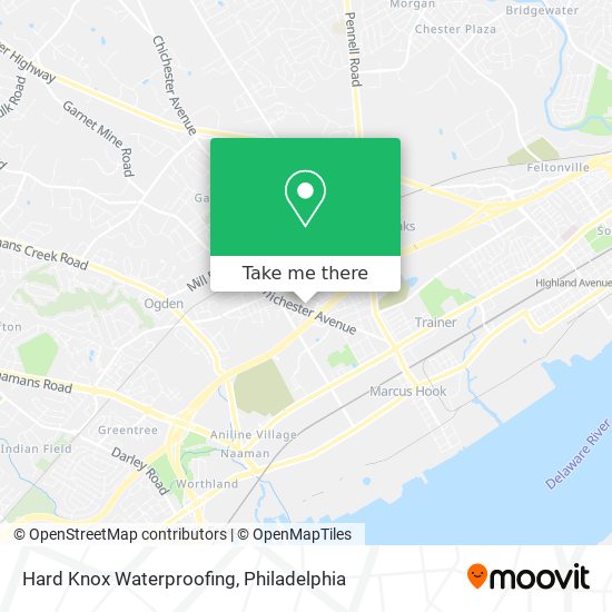 Hard Knox Waterproofing map