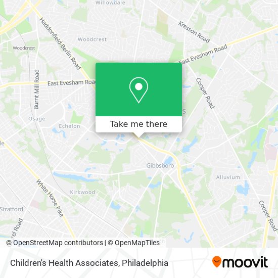 Mapa de Children's Health Associates