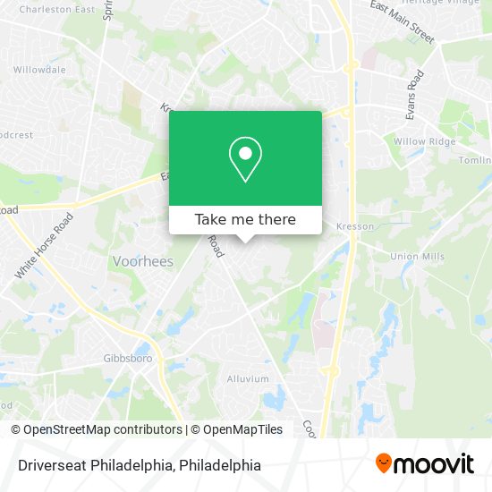 Driverseat Philadelphia map